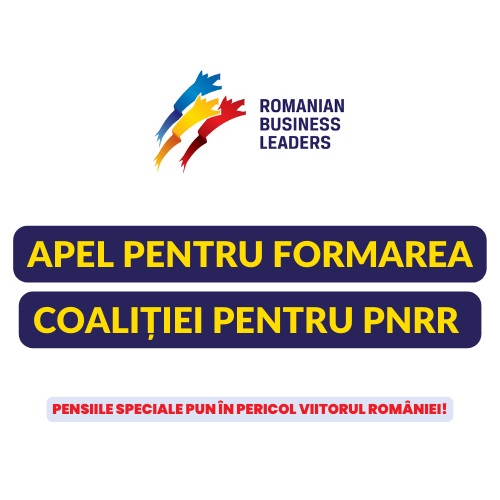 Comunicat de presă: Romanian Business Leaders face un apel pentru formarea Coaliției pentru PNRR